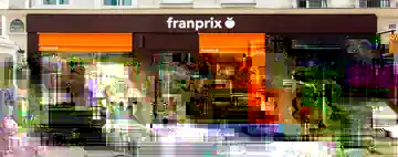 Devanture d’un magasin Franprix